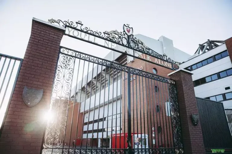 Gates at Anfield stadium