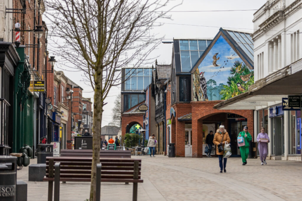 Prescot town centre